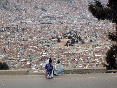 Over looking La Paz 2003